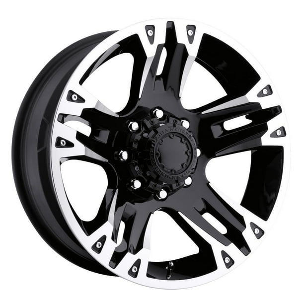 16 x 8. inches /6 x 139 mm, 10 mm Offset Ultra Wheel 175U Rogue Diamond Cut Face with Gloss Black Accents Wheel with Painted Finish 16 x 8. inches /6 x 139 mm, 10 mm Offset Ultra Wheel 175U Rogue Diamond Cut Face with Gloss Black Accents Wheel with Painted Finish